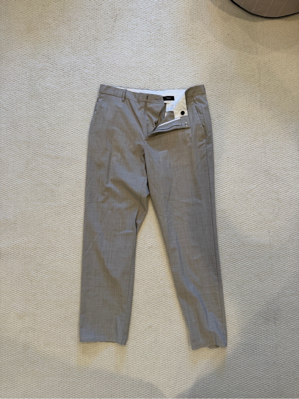 Theory Light Gray Men's Dress Pants